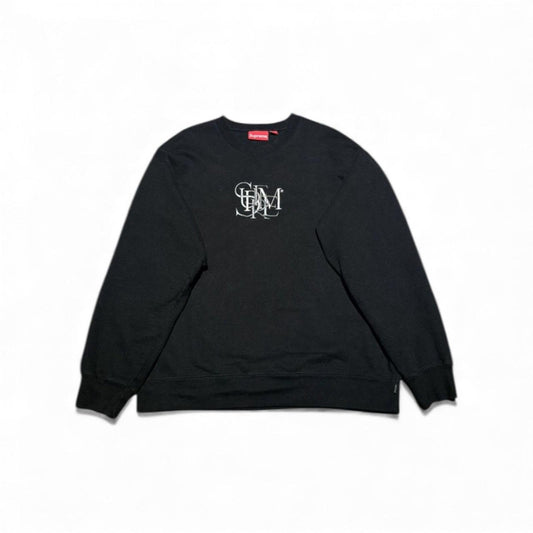 Supreme Embroidered Spell-out Crewneck