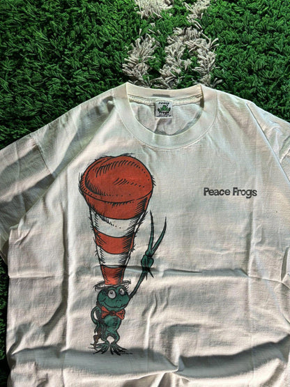 Vintage 1995 Peace Frogs Tee