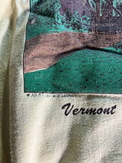 Vintage 1987 Jerzees USA Vermont Tee