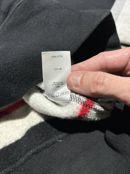 Supreme Striped Embroidered Hoodie