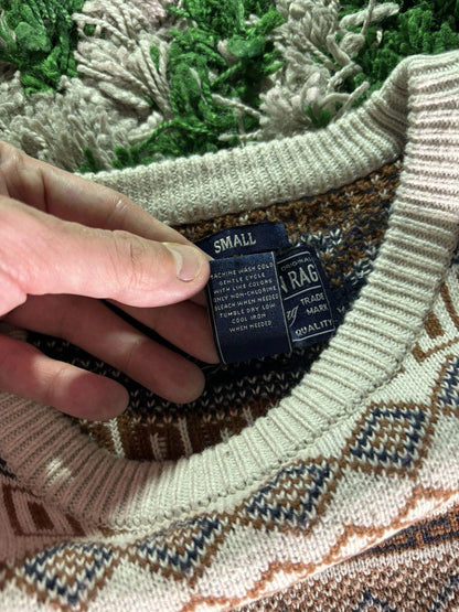 Vintage American Rag Abstract Pullover