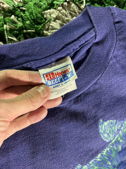 Vintage Hanes Alaska Preserve Our Ocean Whales Tee