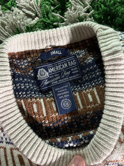 Vintage American Rag Abstract Pullover