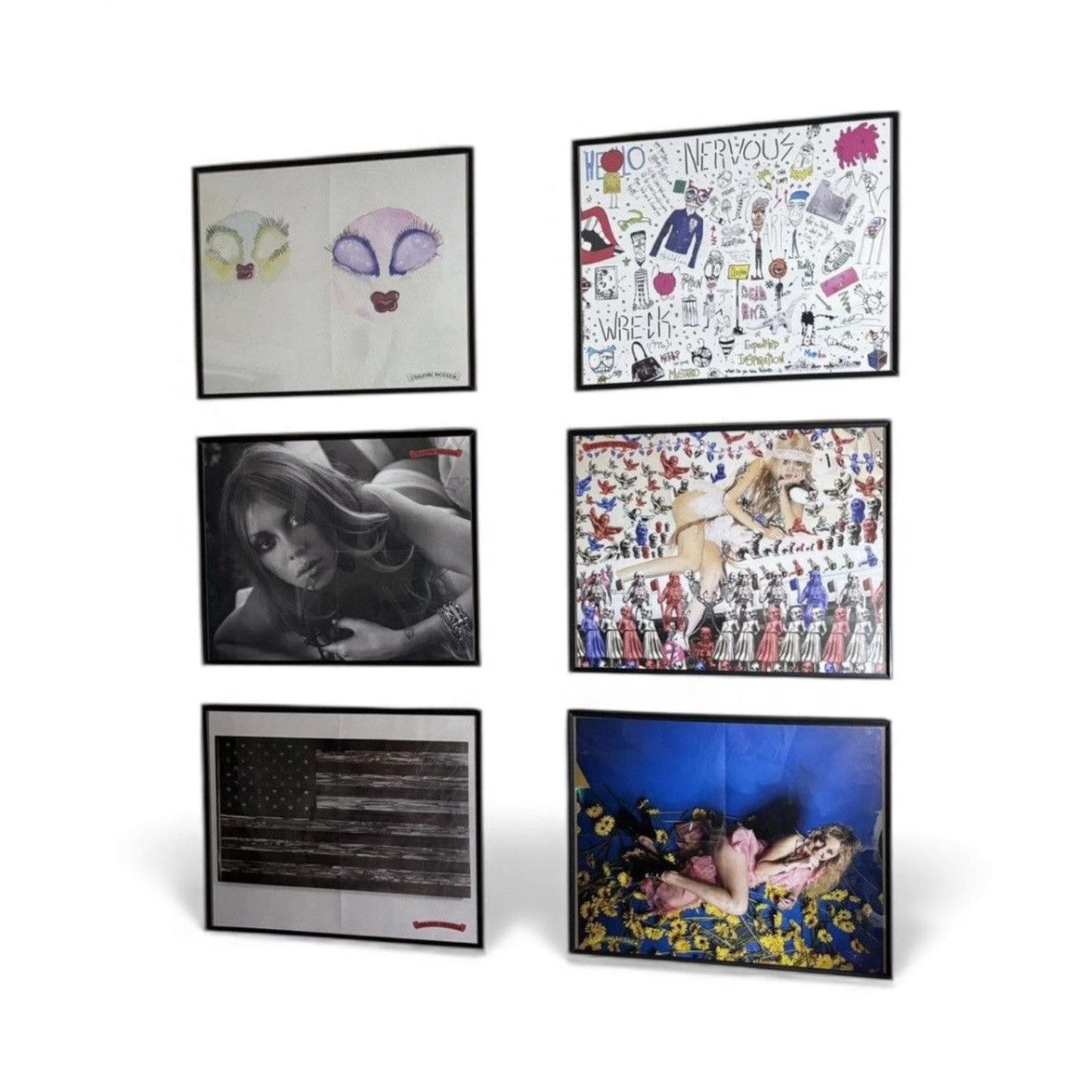 Chrome Hearts 16” x 20” Dual Sided Poster Set of 6 w/ Box