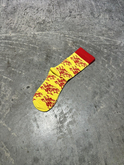 [NEW] Sp5der Socks (Yellow/Red)