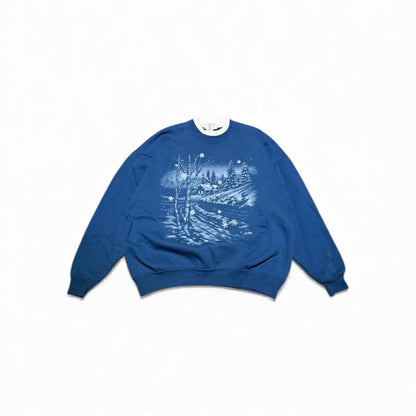 Vintage Morning Sun Christmas Crewneck