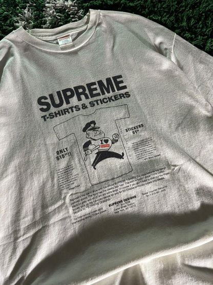 [2007] Supreme F&F “Free Sticker” Tee