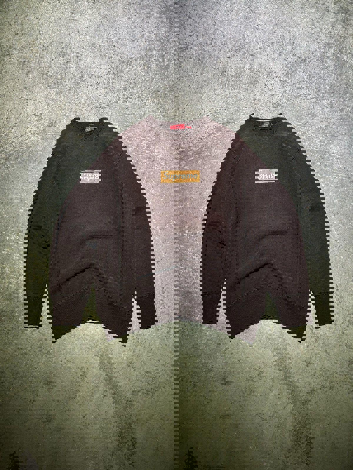 [VERY RARE] 2003 Supreme Bronze/Brown Crewneck