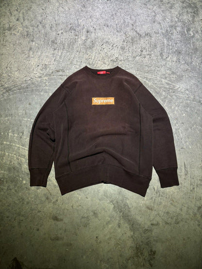 [VERY RARE] 2003 Supreme Bronze/Brown Crewneck