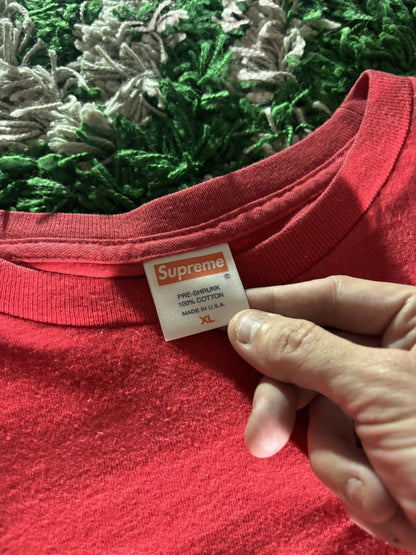 [2007] Supreme Red Tonal Box Logo Tee