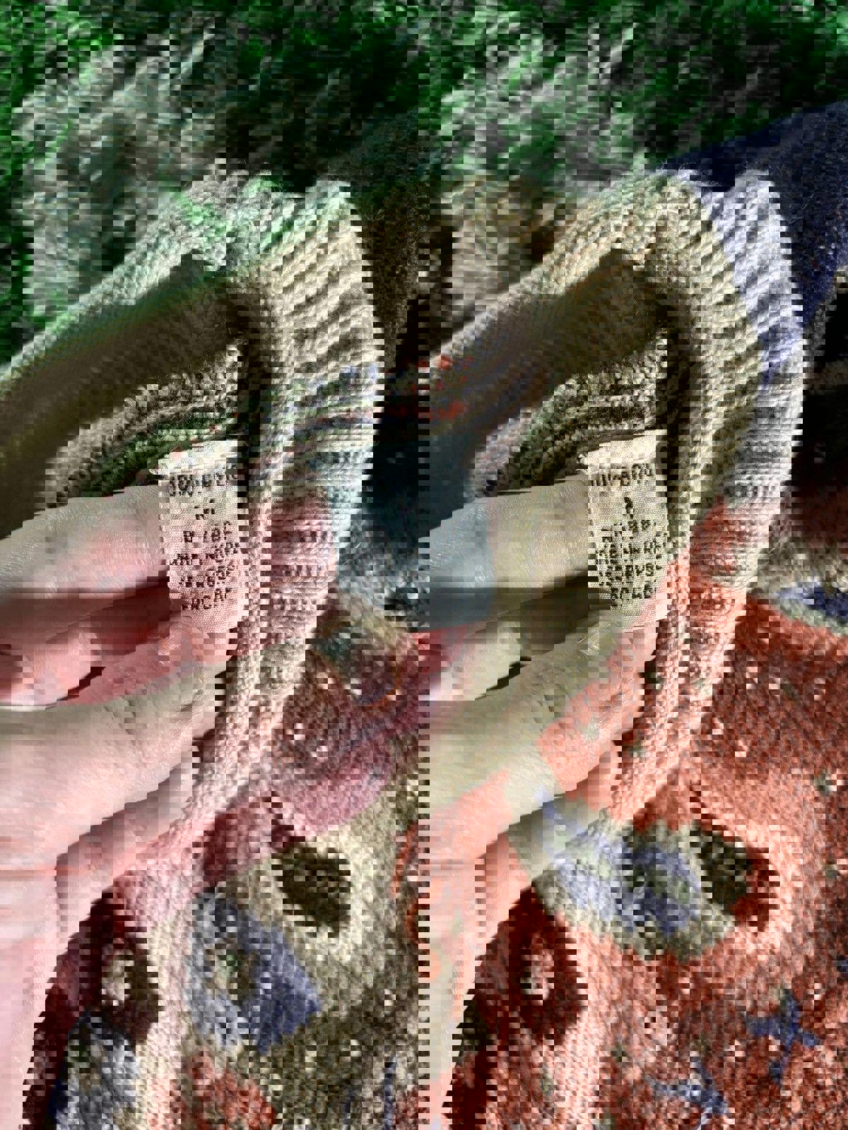 Vintage Abstract Hearts Pullover