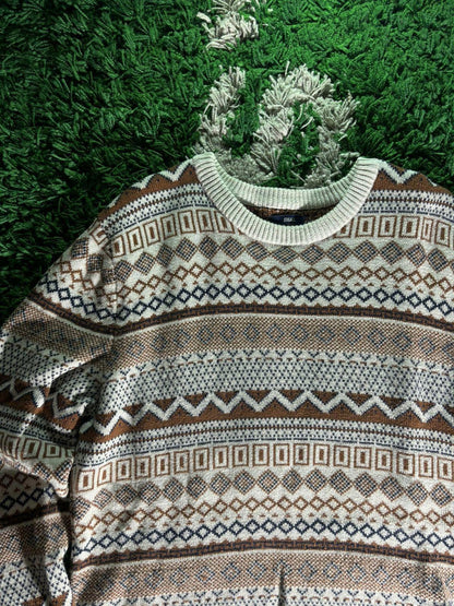 Vintage American Rag Abstract Pullover