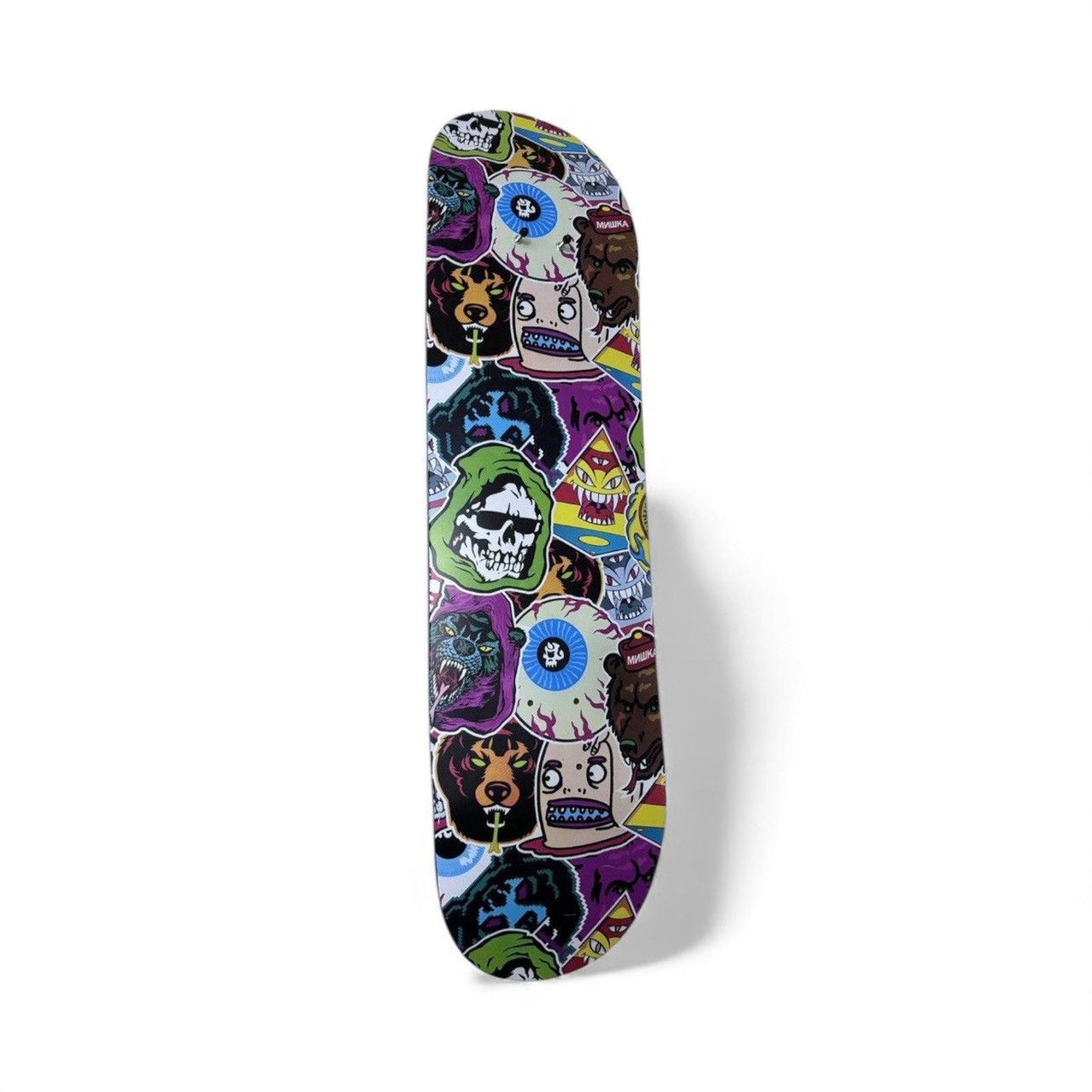 Mishka NYC Sticker Collage Skate Deck