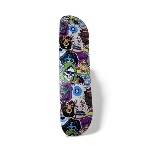 Mishka NYC Sticker Collage Skate Deck