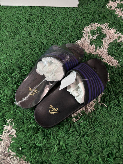 [NEW] Needles Purple Stripe Slides