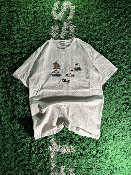Vintage Top Threads Ohio Lighthouses Tee