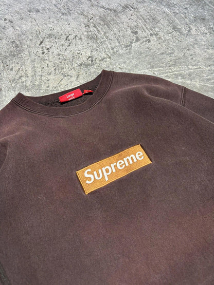 [VERY RARE] 2003 Supreme Bronze/Brown Crewneck