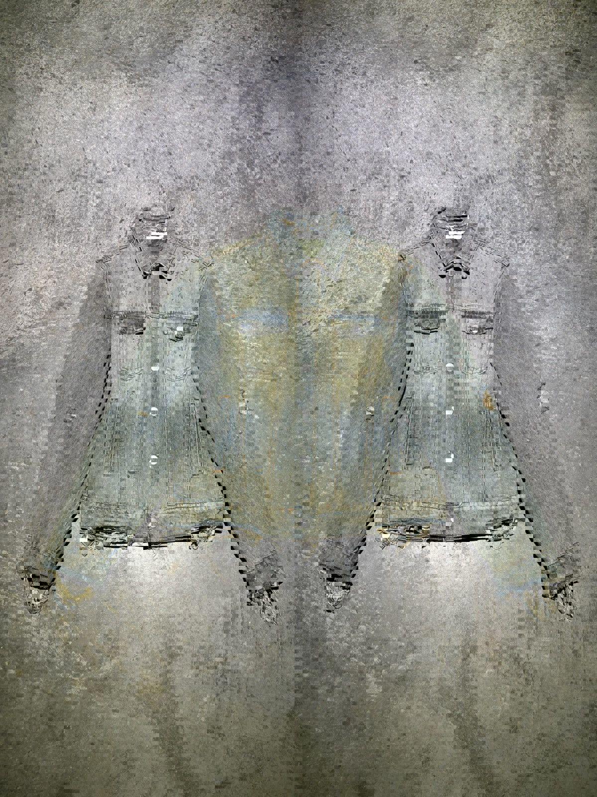 MNML Distressed Denim Jacket