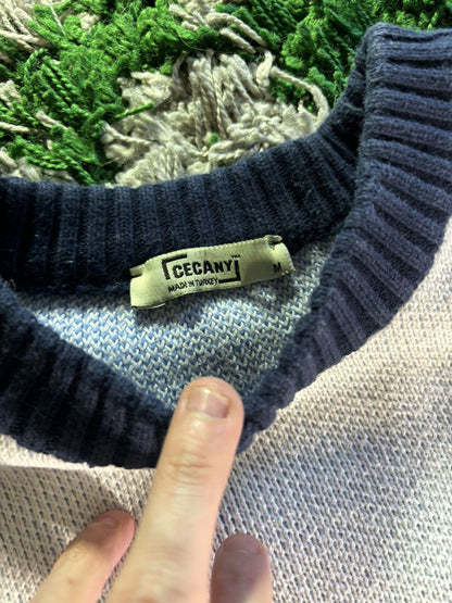 Vtg Japanese Style Mountain Pullover