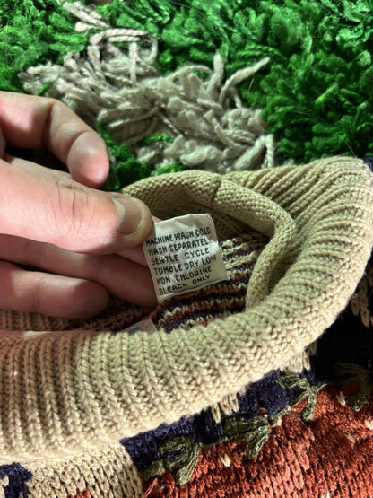 Vintage Abstract Hearts Pullover