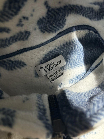 Vintage Atlas Wolf Fleece Zip-Up Jacket