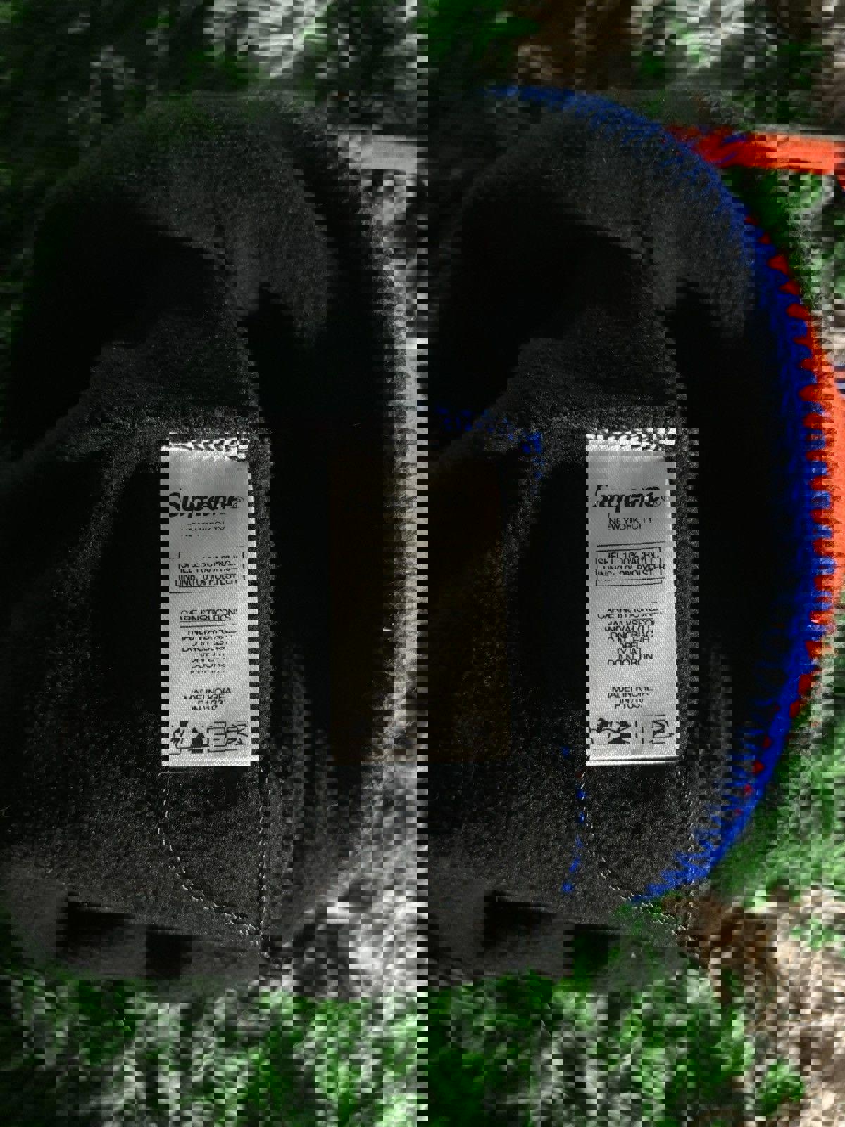 Supreme Split Logo Earflap Beanie