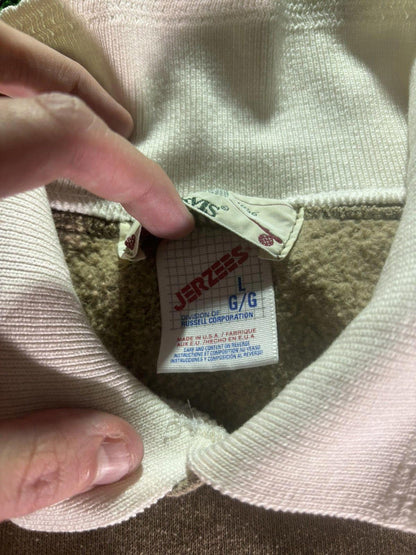 Vintage Orvis Jerzees Morning Sun Collared Pullover