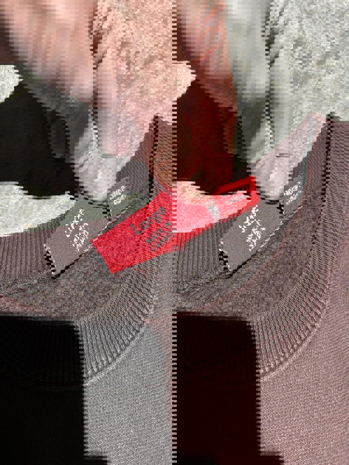 [VERY RARE] 2003 Supreme Bronze/Brown Crewneck