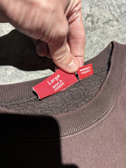 [VERY RARE] 2003 Supreme Bronze/Brown Crewneck