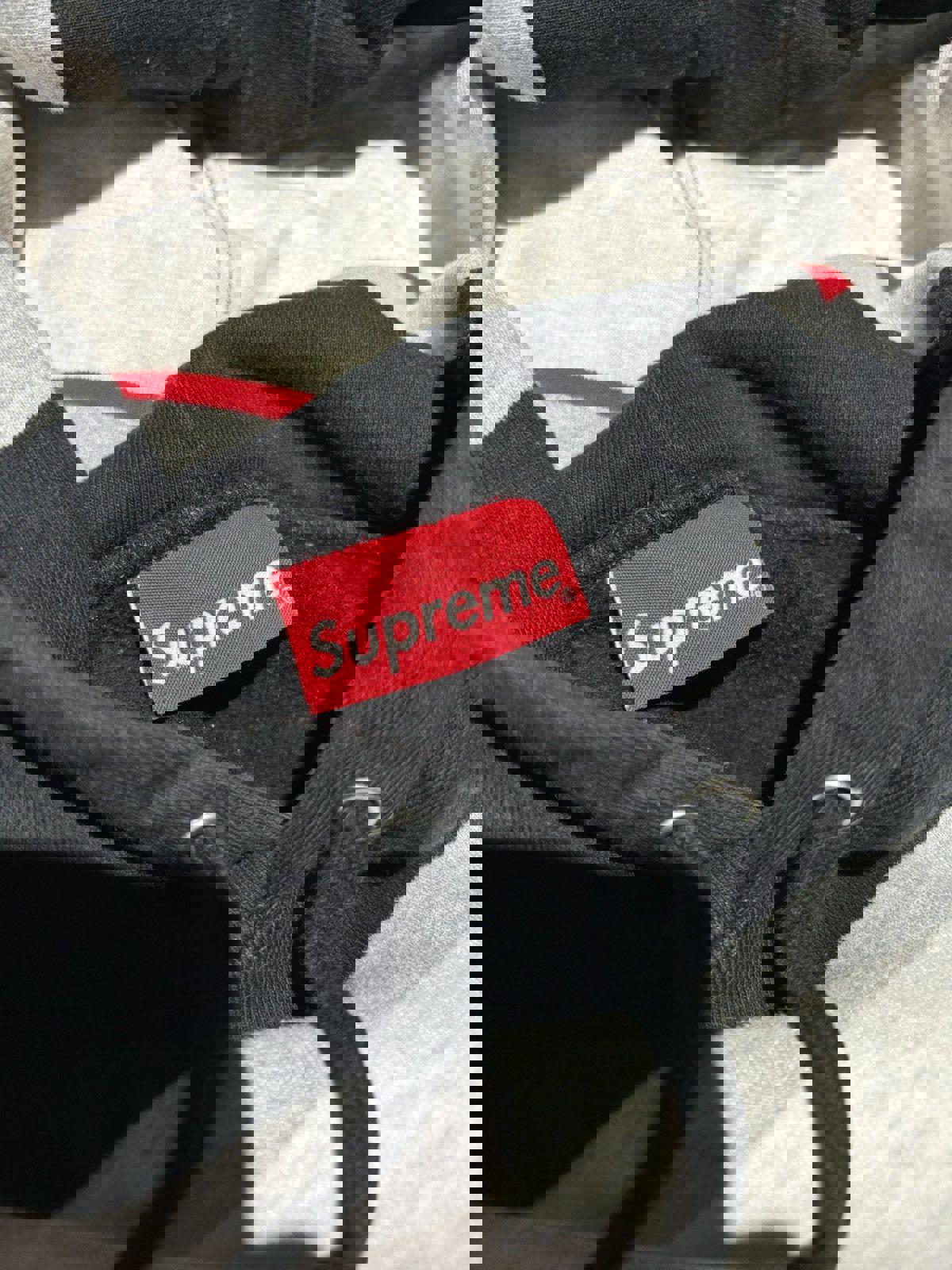 Supreme Striped Embroidered Hoodie