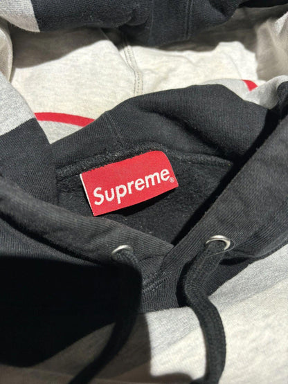 Supreme Striped Embroidered Hoodie