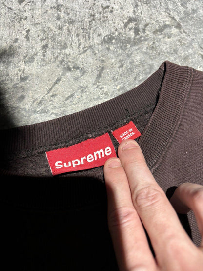 [VERY RARE] 2003 Supreme Bronze/Brown Crewneck
