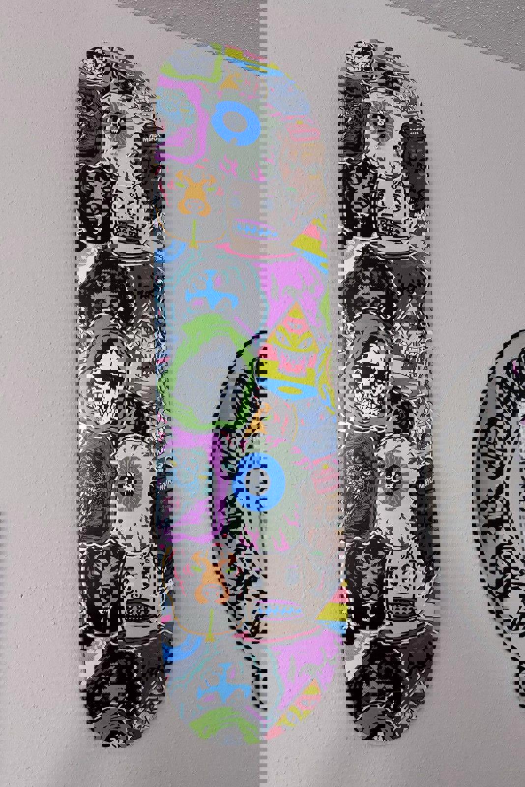 Mishka NYC Sticker Collage Skate Deck