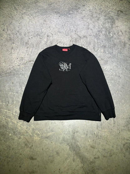 Supreme Embroidered Spell-out Crewneck