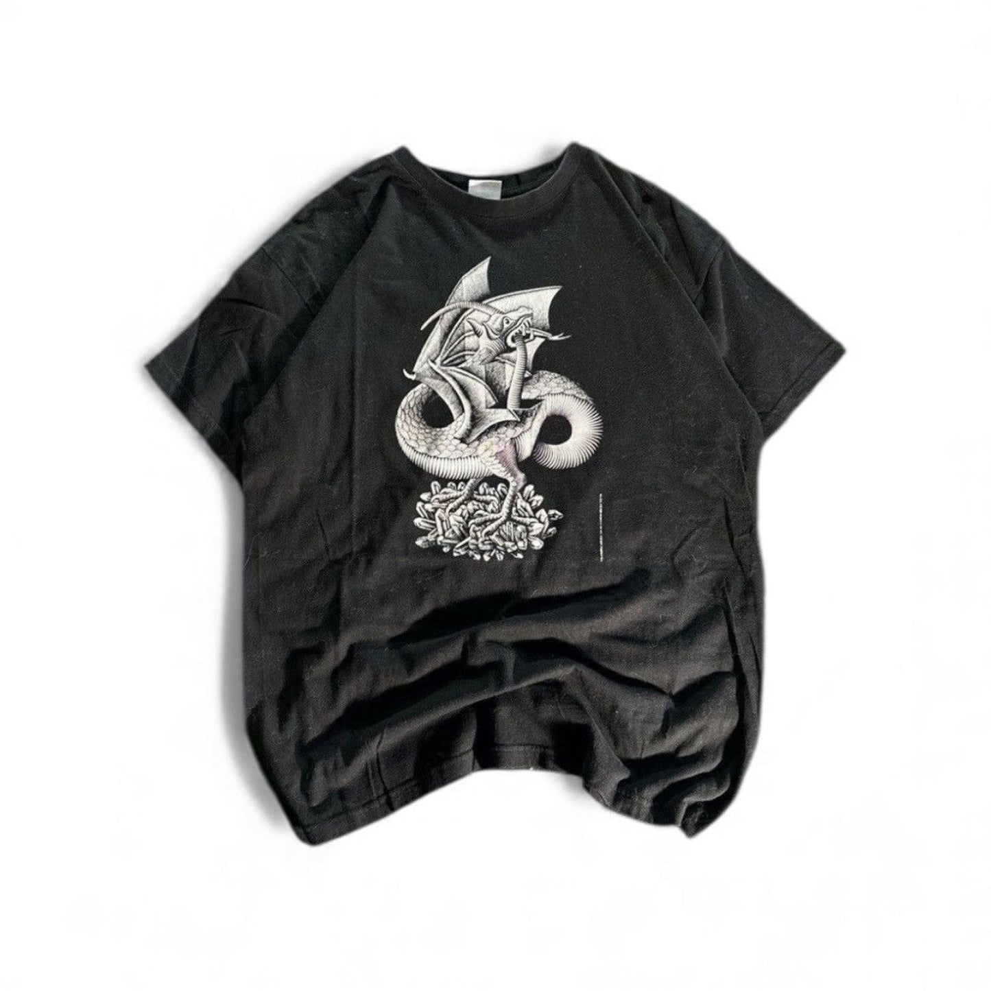 Vintage 2000s MC Escher Abstract Art Tee