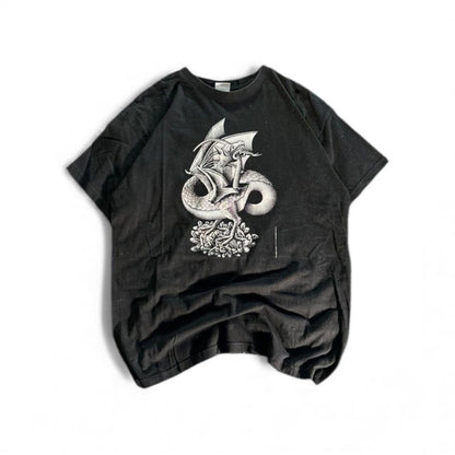 Vintage 2000s MC Escher Abstract Art Tee