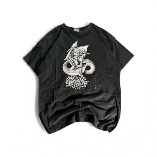 Vintage 2000s MC Escher Abstract Art Tee