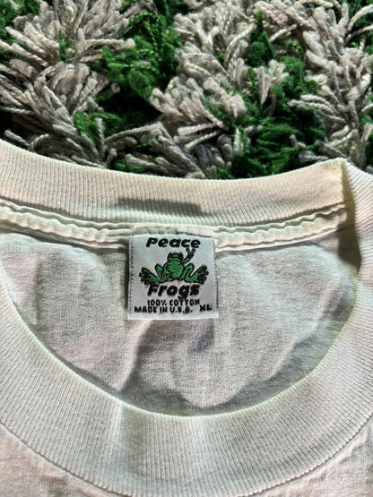 Vintage 1995 Peace Frogs Tee